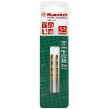 Набор сверл по металлу Hammer Flex DR MT 3.3 мм*65/36 мм. 2 шт (202-107)