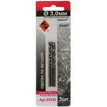 Сверло по металлу Энкор Ф3 мм (25330) Сверло по металлу Энкор Ф3 мм (25330)