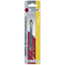 Сверло по стеклу и керамике Энкор 8 мм (9604) Сверло по стеклу и керамике Энкор 8 мм (9604)