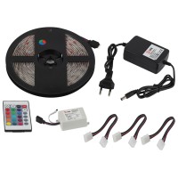 Комплект светодиодной ленты ЭРА 5050kit-14,4-60-12-IP65-RGB-5m