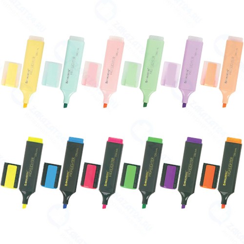 Набор текстовыделителей Brauberg Original, 12 шт (151699)