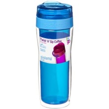 Термокружка для кофе Sistema To-Go Twist 'n' Sip Coffee, 490 мл Blue (21478)