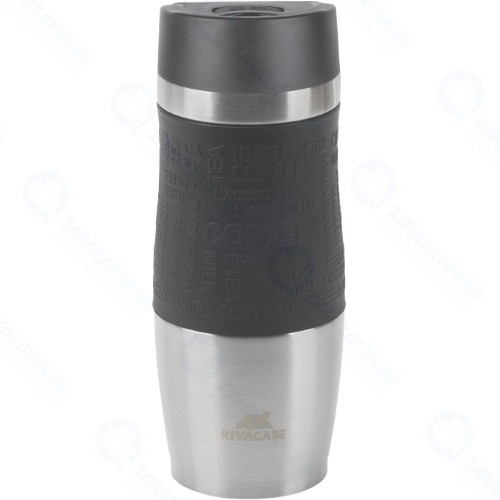 Термокружка RIVACASE 380 мл Silver (90346SL)