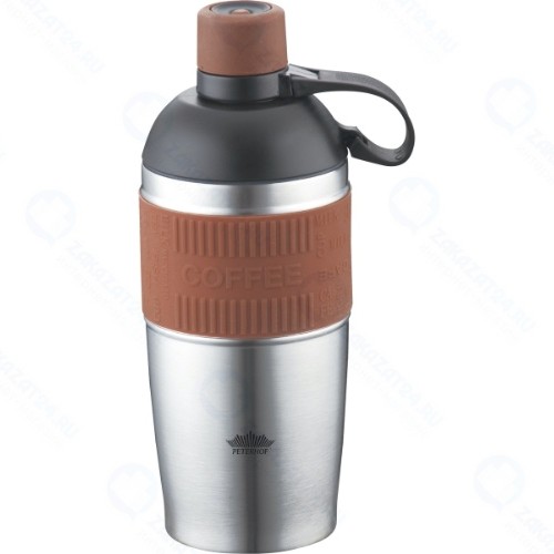 Термокружка Peterhof 0,48 л Brown (PH-12437)