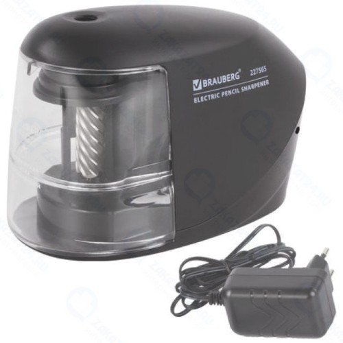 Точилка электрическая Brauberg Original, питание от сети/батареек (227565)