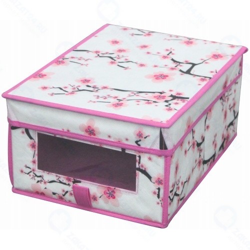 Кофр для хранения Hausmann 25х35х16 см., розовый (HM-EA1099)