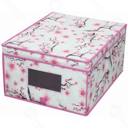 Кофр для хранения Hausmann 30х40х25 см., розовый (HM-EA1100)