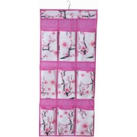 Чехол подвесной Hausmann 36х83 см., 9 карманов, розовый (HM-EA1102)