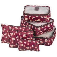 Набор органайзеров Bradex TD 0585, 6 шт, бордовые Набор органайзеров Bradex TD 0585, 6 шт, бордовые