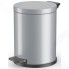 Контейнер для мусора Hailo Solid M, 12 л, серебристый (0514-079)