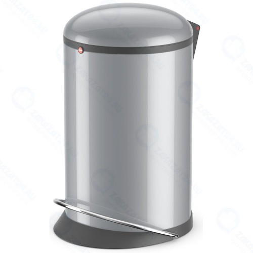 Контейнер для мусора Hailo Harmony M, 12 л, серебристый (0515-020)