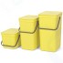 Ведро для мусора Brabantia Sort&Go, 6 л, желтое (109683)
