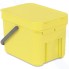Ведро для мусора Brabantia Sort&Go, 6 л, желтое (109683)