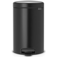 Бак для мусора Brabantia NewIcon, 12 л, черный матовый (113741)