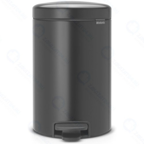Бак для мусора Brabantia NewIcon, 12 л, черный матовый (113741)