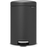 Бак для мусора Brabantia NewIcon, 12 л, минерально-графитовый (113802)