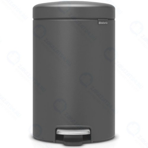 Бак для мусора Brabantia NewIcon, 12 л, минерально-графитовый (113802)