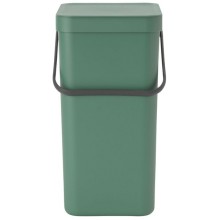 Ведро для мусора Brabantia Sort&Go, 16 л, темно-зеленое (129827)