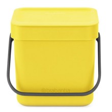 Ведро для мусора Brabantia Sort&Go, 3 л, желтое (209840) Ведро для мусора Brabantia Sort&Go, 3 л, желтое (209840)