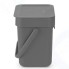 Ведро для мусора Brabantia Sort&Go, 3 л, серое (209888)