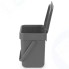 Ведро для мусора Brabantia Sort&Go, 3 л, серое (209888)