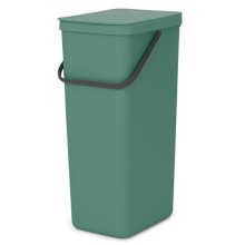 Ведро для мусора Brabantia Sort&Go, 40 л, темно-зеленое (251023) Ведро для мусора Brabantia Sort&Go, 40 л, темно-зеленое (251023)