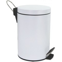 Мусорное ведро с педалью Wasserkraft K-635, 5 л White