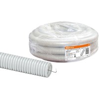 Труба гофрированная TDM Electric 50 м, легкая, пвх D20 с зондом (SQ0401-0012)