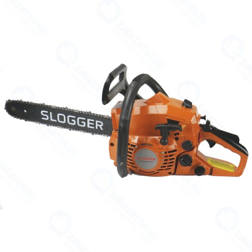 Пила цепная бензиновая SLOGGER GS38, 1,4 кВт, 37,5 см3, шина 40 см
