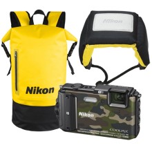 Цифровой фотоаппарат Nikon Coolpix AW130 Camouflage Diving Kit Цифровой фотоаппарат Nikon Coolpix AW130 Camouflage Diving Kit