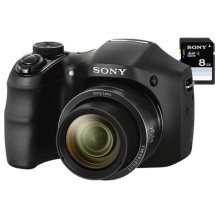 Цифровой фотоаппарат Sony Cyber-shot DSC-H100 Black + SD Сard 8GB