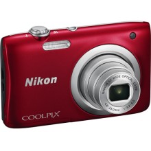 Цифровой фотоаппарат Nikon Coolpix A100 Red (VNA972E1)