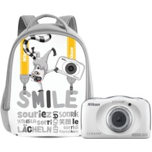 Цифровой фотоаппарат Nikon Coolpix W100 White Backpack Kit (VQA010K001) Цифровой фотоаппарат Nikon Coolpix W100 White Backpack Kit (VQA010K001)