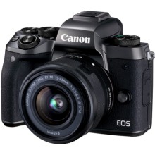Системный фотоаппарат Canon EOS M5 EF-M15-45 IS STM Kit (1279C012)