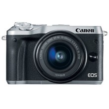 Цифровой фотоаппарат Canon EOS M6 Kit EF-M 15-45 IS STM Silver (1724C012AA) Цифровой фотоаппарат Canon EOS M6 Kit EF-M 15-45 IS STM Silver (1724C012AA)