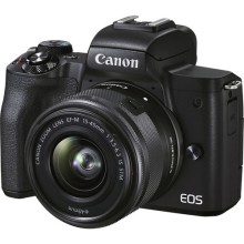 Системный фотоаппарат Canon EOS M50 Mark II 15-45mm f/3,5-6,3 IS STM Black