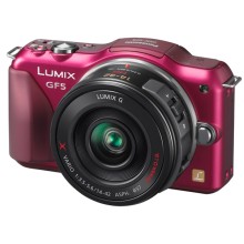 Системный фотоаппарат Panasonic Lumix DMC-GF5X Kit Red