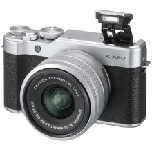 Системный фотоаппарат Fujifilm X-A20 Kit 15-45mm Silver