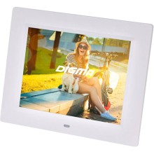 Цифровая фоторамка Digma PF-833 White
