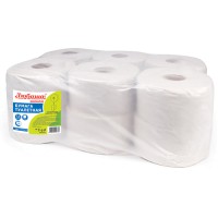 Туалетная бумага ЛЮБАША 12 рулонов х 200 м (129571)