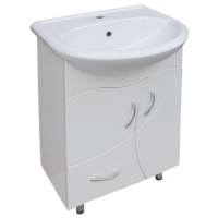 Тумба DORATIZ Ривьера, под умывальник Уют, белая (9911.080)