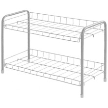 Этажерка для обуви NIKA 2 полки, серая (ЭТ3/С)