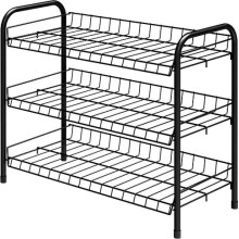 Этажерка для обуви NIKA черная (ЭТ5/Ч) Этажерка для обуви NIKA черная (ЭТ5/Ч)