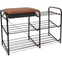 Этажерка для обуви NIKA с ящиком, медный антик (ЭТП1/А)