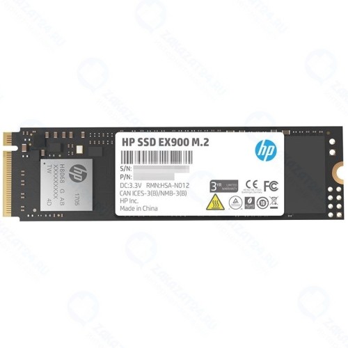 SSD диск HP M.2 S900 250 Гб PCIe Gen3x4, NVMe1.3 3D TLC (2YY43AA)