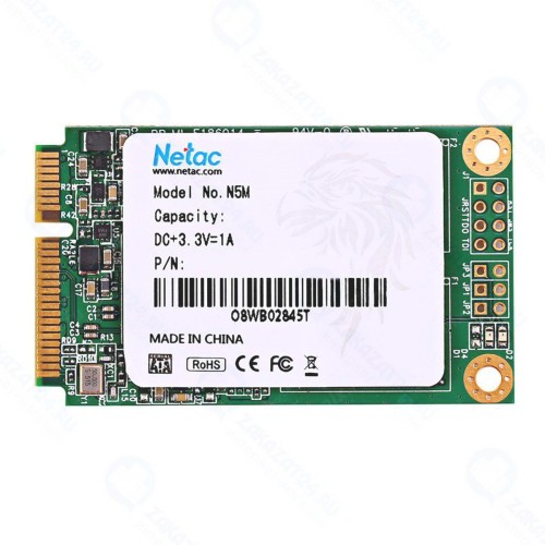 SSD диск NETAC M.2 mSATA N5M 1.0Tb SATA III TLC (NT01N5M-001T-M3X)