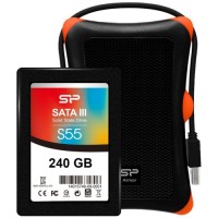 Твердотельный накопитель SILICON-POWER S55 240GB (SP240GBSS3S55S27)
