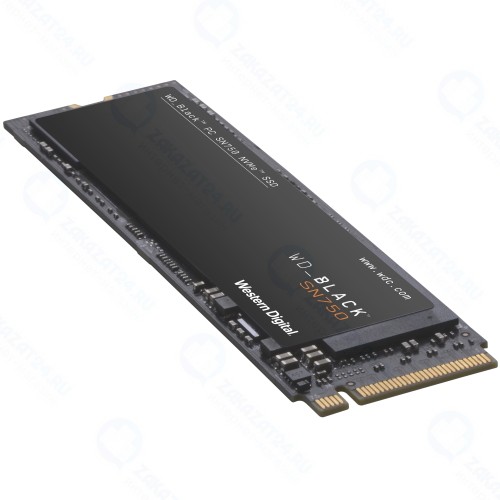 Твердотельный накопитель WD SN750 NVMe 500GB Black (WDS500G3X0C)