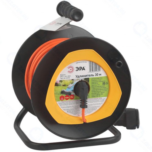 Удлинитель силовой ЭРА RPx-1-2x1-30m на катушке