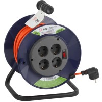 Удлинитель силовой ЭРА RPx-4es-3х1,0-20m на катушке